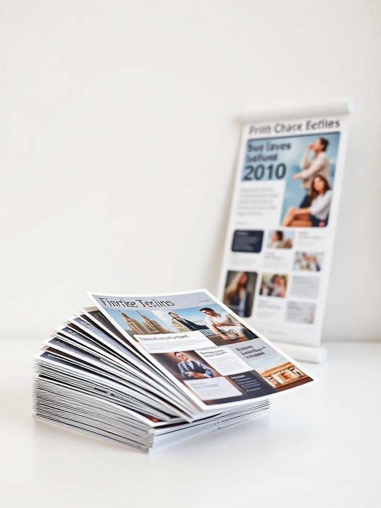 Druckprodukte — Referenzprojekt von WebNova: Vom Flyer bis zum XL-Plakat.